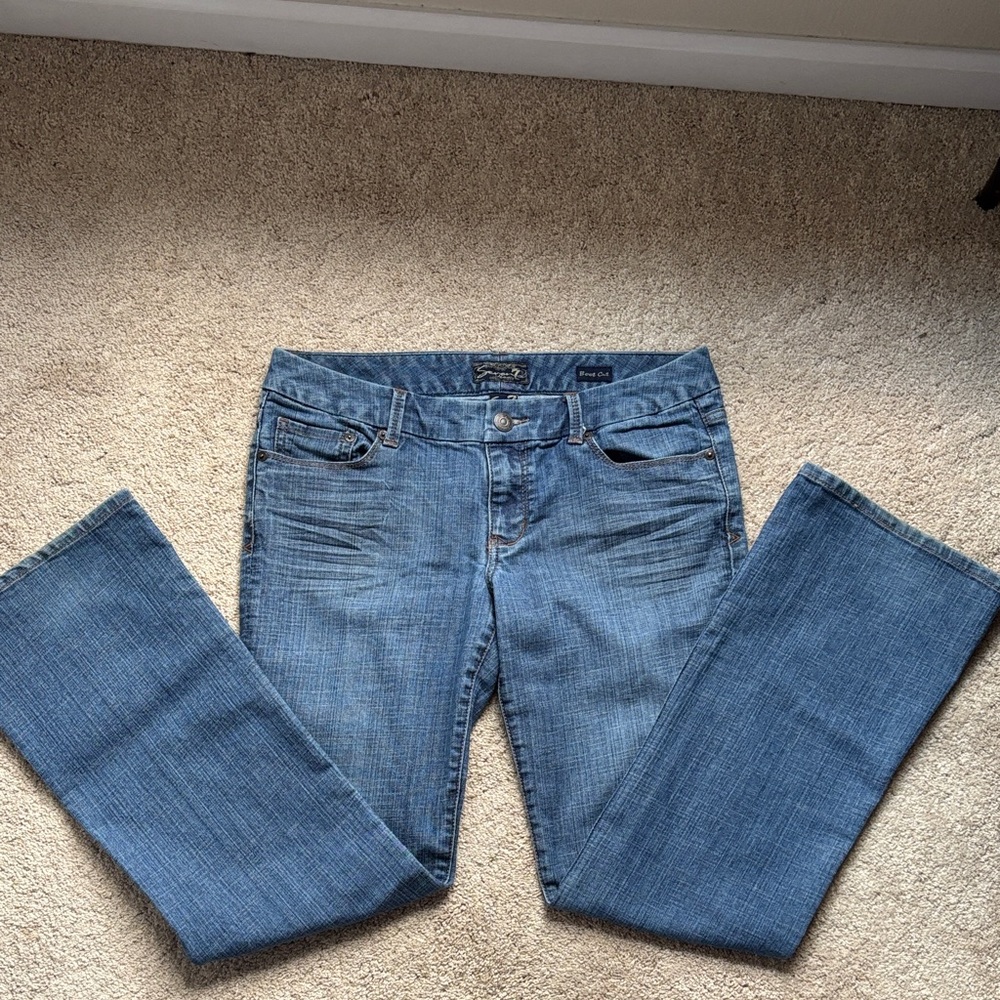 Seven7 Women's Medium Blue Bootcut Jeans sz 31